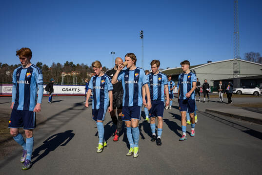 Djurgårdens Carl Selfvén och Jeppe Okkels
