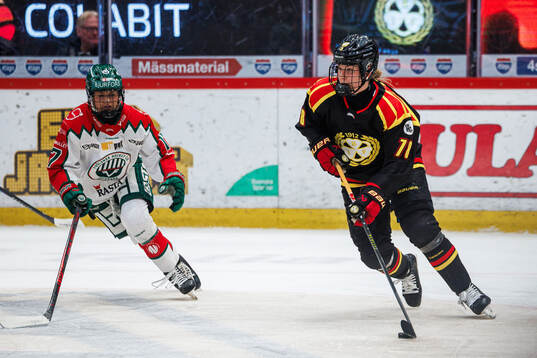 Frölundas Sofie Lundin och Brynäs Elin Svensson