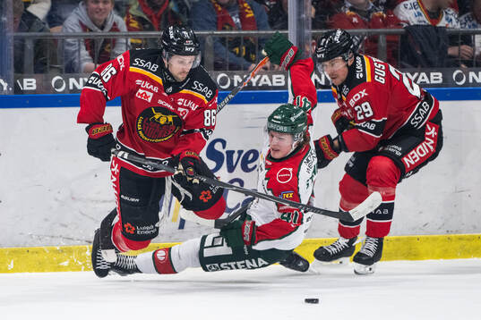 Luleås Mathias Bromé, Frölundas Ivar Stenberg och