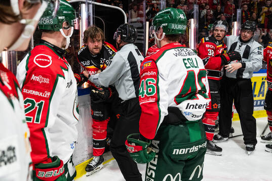 Luleås Pontus Själin, Oscar Engsund och Frölundas