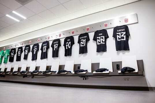 The kits of Andreas Schjelderup, Oscar Bobb, Odin Bjørtuft