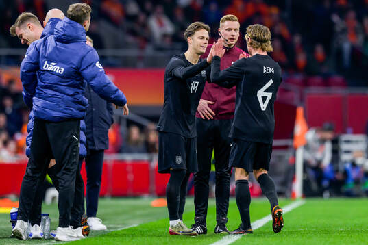 Felix Horn Myhre and Patrick Berg of Norway