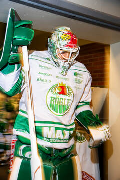 Rögles målvakt Arvid Holm