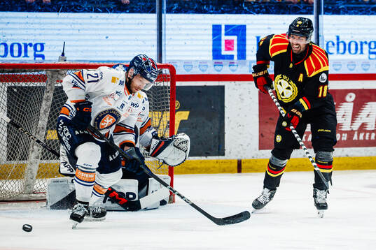 Brynäs Anton Rödin och Växjös Brian Cooper