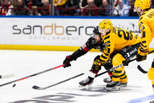 Malmö Redhawks Carl Persson och Skellefteås Jonathan
