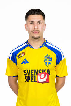 Roony Bardghji of the Swedish national football team poses