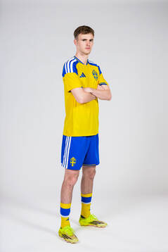 Williot Swedberg of the Swedish national football team