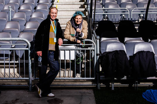 Rosengårds fotbollschef Caroline Seger och agent Lisa Ek