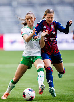 Hammarbys Svea Rehnberg och Rosengårds Ria Noora Minerva