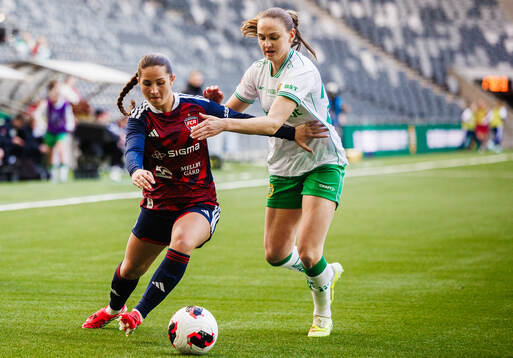 Rosengårds Filippa Sjöström och Hammarbys Vilde Hasund