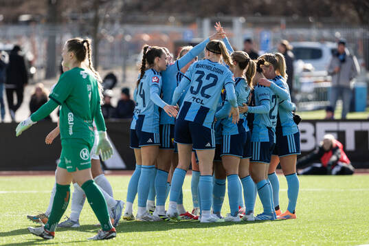 Djurgårdens spelare jublar