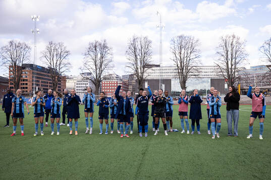 Djurgårdens spelare jublar