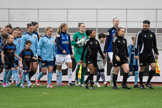 Djurgårdens spelare i en lineup