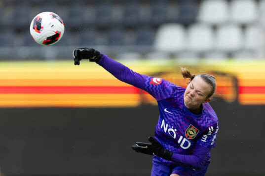 Brommapojkarnas målvakt Clara Ekstrand