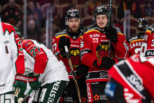 Luleås Linus Omark och Pontus Andreasson