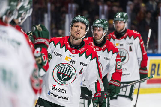 Frölundas Nicklas Lasu jublar