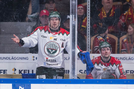 Frölundas Henrik Tömmernes och Linus Weissbach i