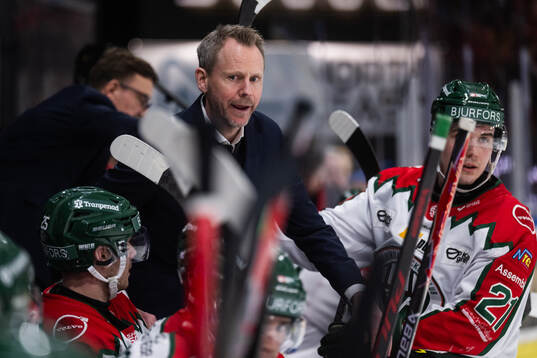 Frölundas tränare Robert Ohlsson