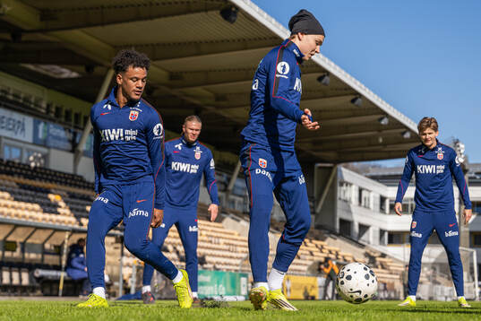 Oscar Bobb and Andreas Schjelderup of the Norwegian