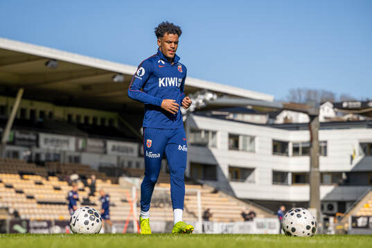 Oscar Bobb of the Norwegian national football team