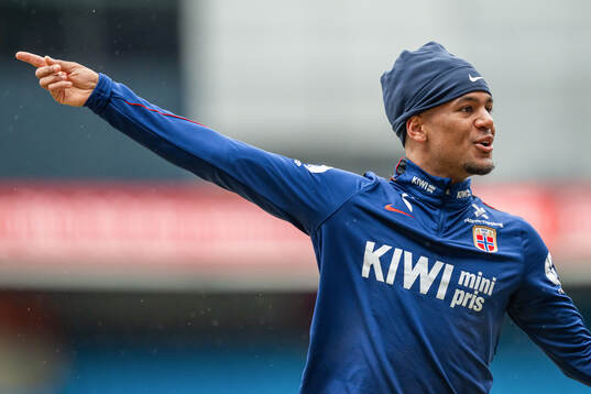 Oscar Bobb of the Norwegian national football team