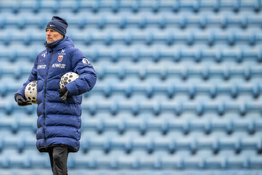 Head coach Ståle Solbakken of the Norwegian national