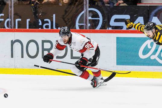 Malmö Redhawks Carl Persson och Skellefteås Andreas