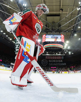 Frölundas målvakt Tobias Normann