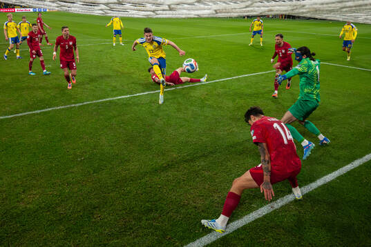 Bla gjennom flere bilder av Football, World Cup Qualifier, Play-off, Sweden - Poland