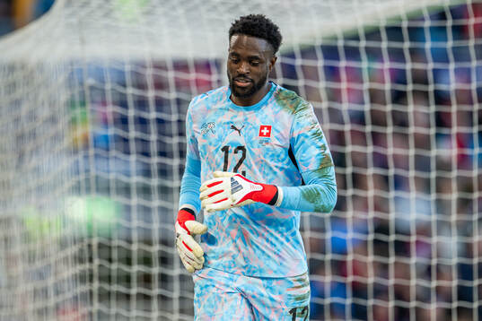Goalkeeper Yvon Mvogo of Switzerland