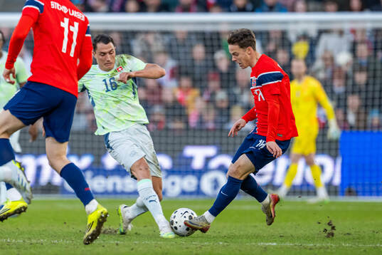 Vincent Sierro of Switzerland and Felix Horn Myhre of Norway