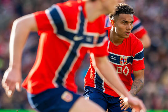 Antonio Nusa of Norway