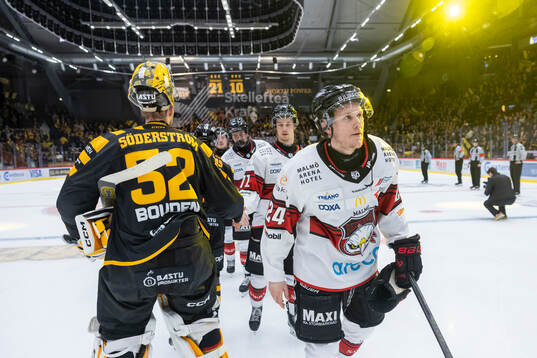 Skellefteås målvakt Linus Söderström och Malmö