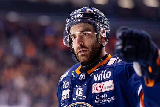 Växjös Reid Gardiner jublar eter mål 1-0