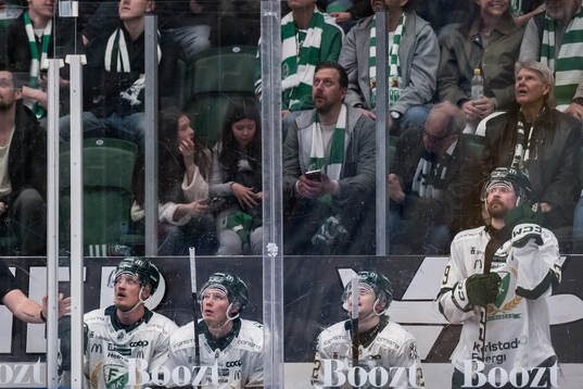 Färjestads Gabriel Carlsson, Christoffer Jansson, Lucas