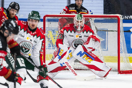 Frölundas målvakt Tobias Normann