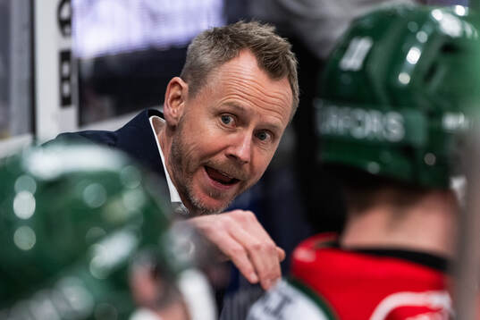 Frölundas tränare Robert Ohlsson