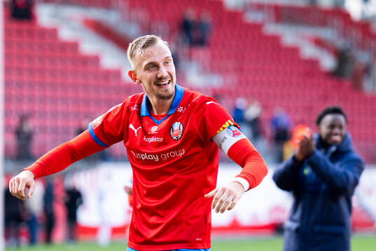 Helsingborgs Jakob Voelkerling Persson jublar