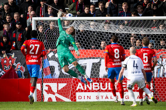 Helsingborgs målvakt Johan Brattberg