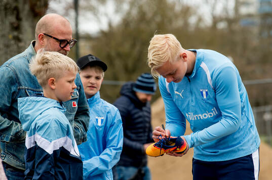 Supportrar och Otto Rosengren