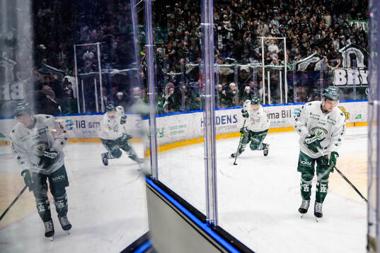 Färjestads Jack Berglund och Albert Wikman