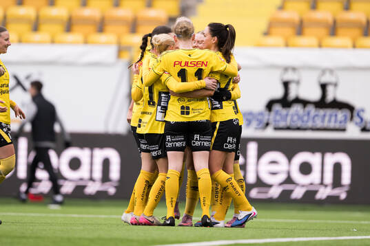 Elfsborgs spelare jublar