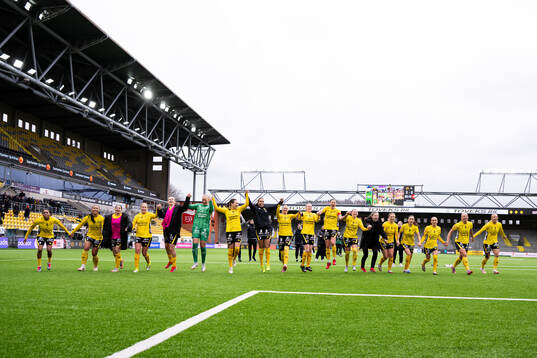 Elfsborgs spelare jublar