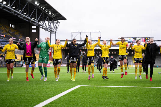 Elfsborgs spelare jublar