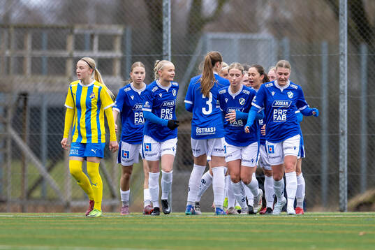 Halmstads spelare jublar