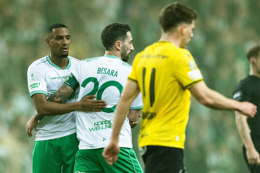 Hammarbys Paulos Abraham och Nahir Besara