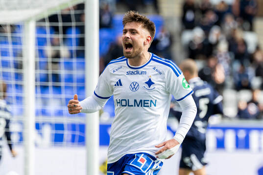 IFK Norrköpings Tim Prica jublar