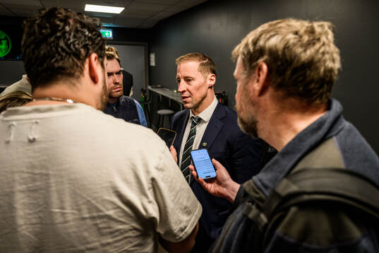 Färjestads tränare Cam Abbott