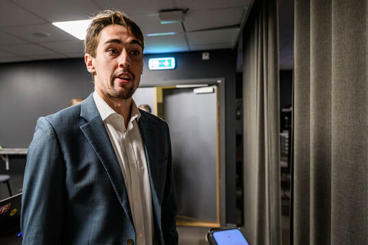 Rögles målvakt Arvid Holm