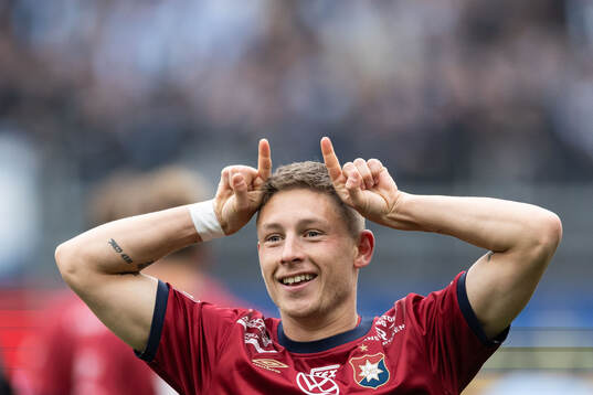 Örgrytes Anton Andreasson jublar